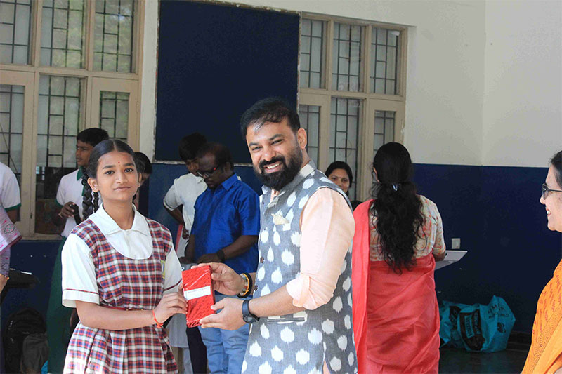 Students learning at Devendra Vidyalaya