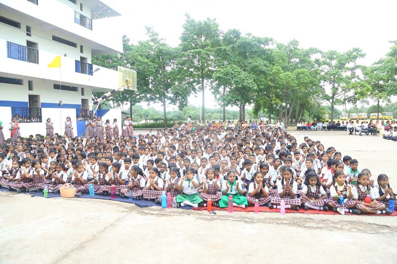 Students learning at Devendra Vidyalaya
